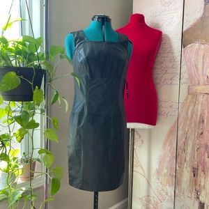 Spenser Jeremy black leather dress sz 2
